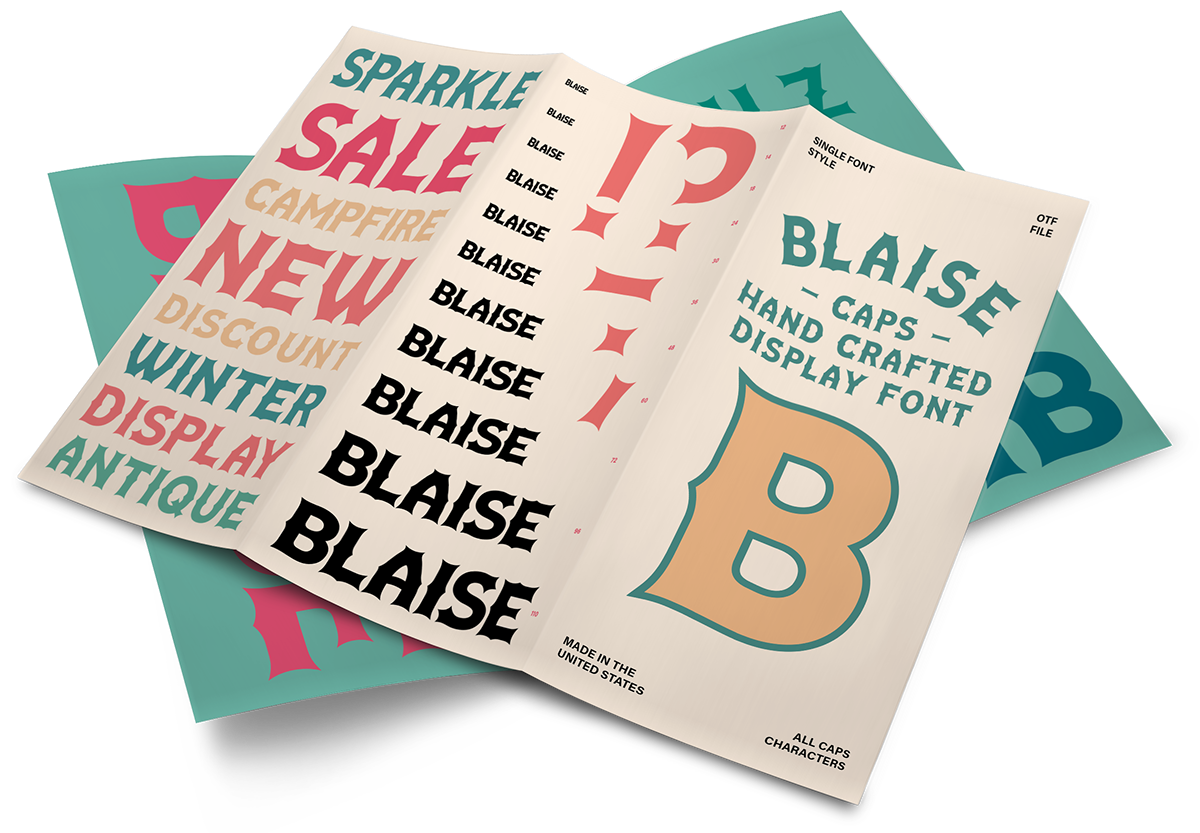 Typeface: Blaise — project artwork, image 1