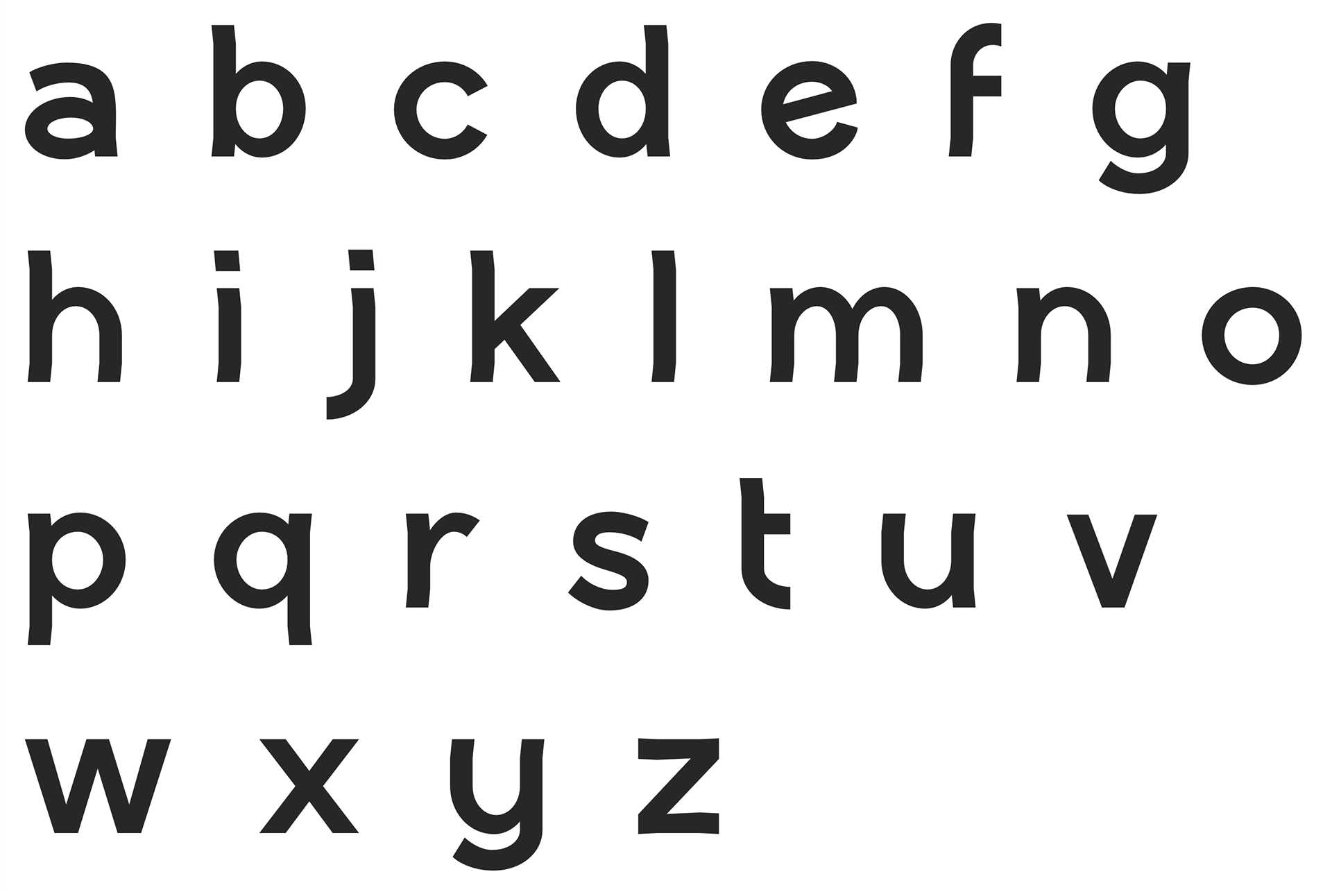Typeface: Happitold — project artwork, image 6