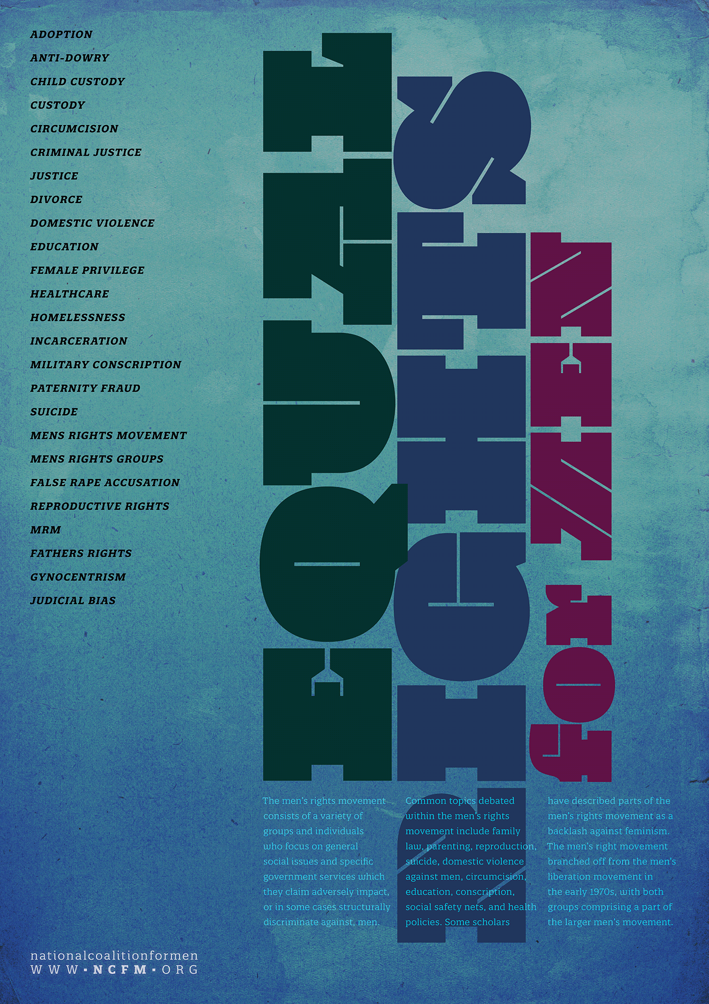 Equal Rights for Men — project artwork, image 1
