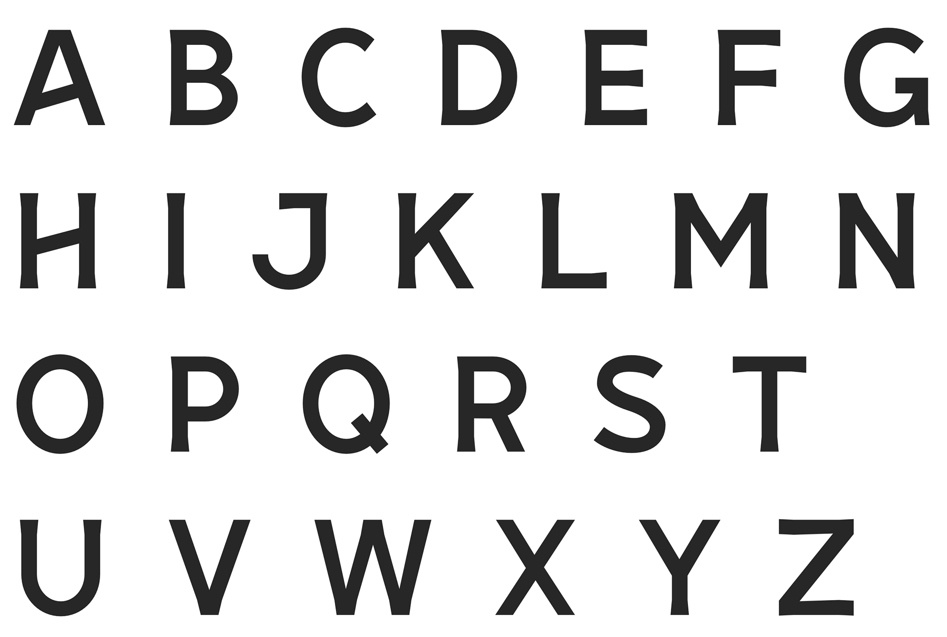 Typeface: Happitold — project artwork, image 5