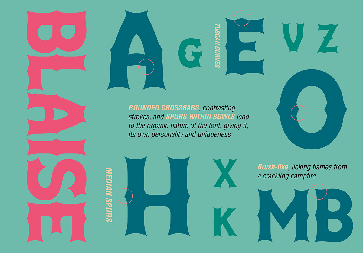 Typeface: Blaise — project artwork, image 2