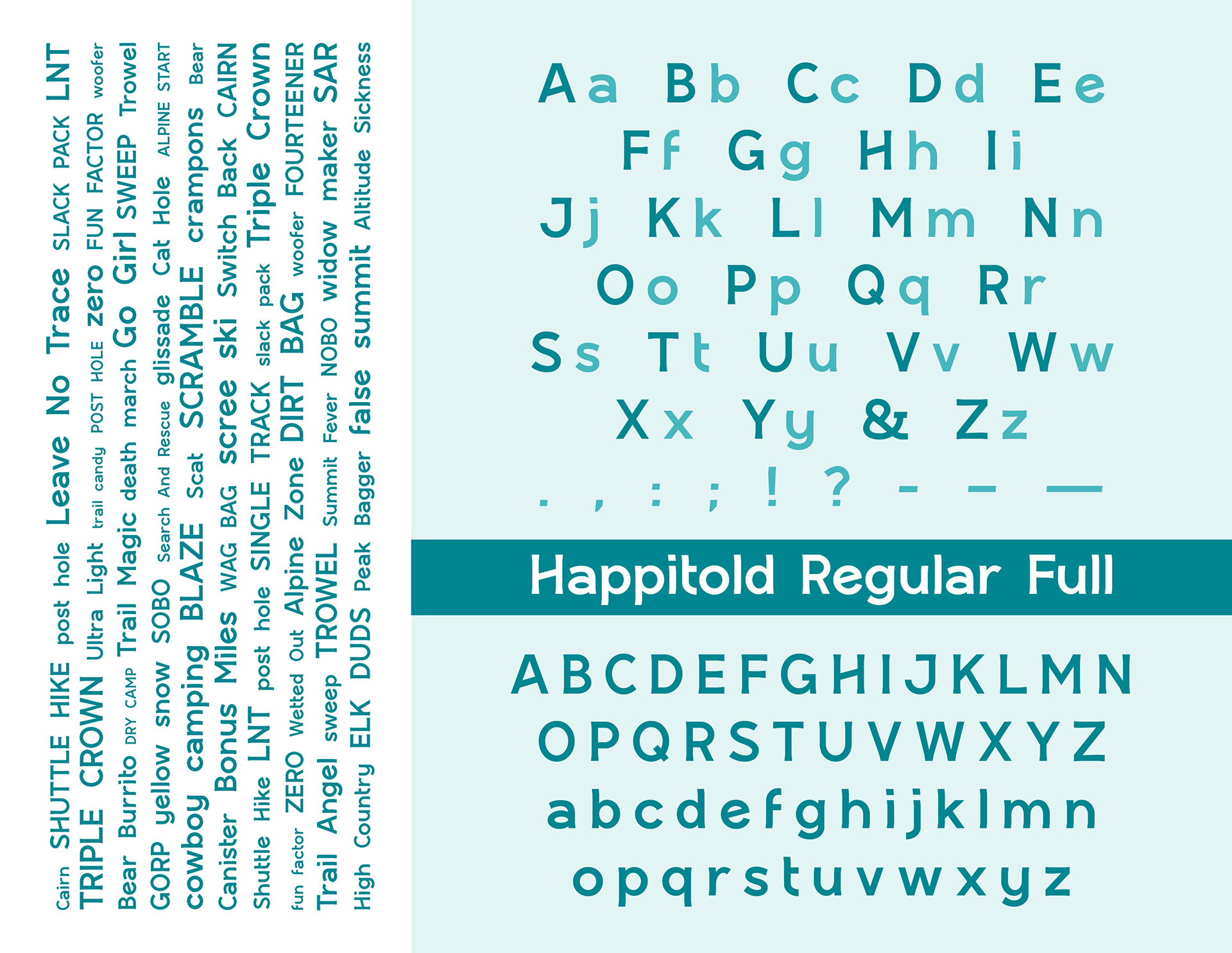 Typeface: Happitold — project artwork, image 3