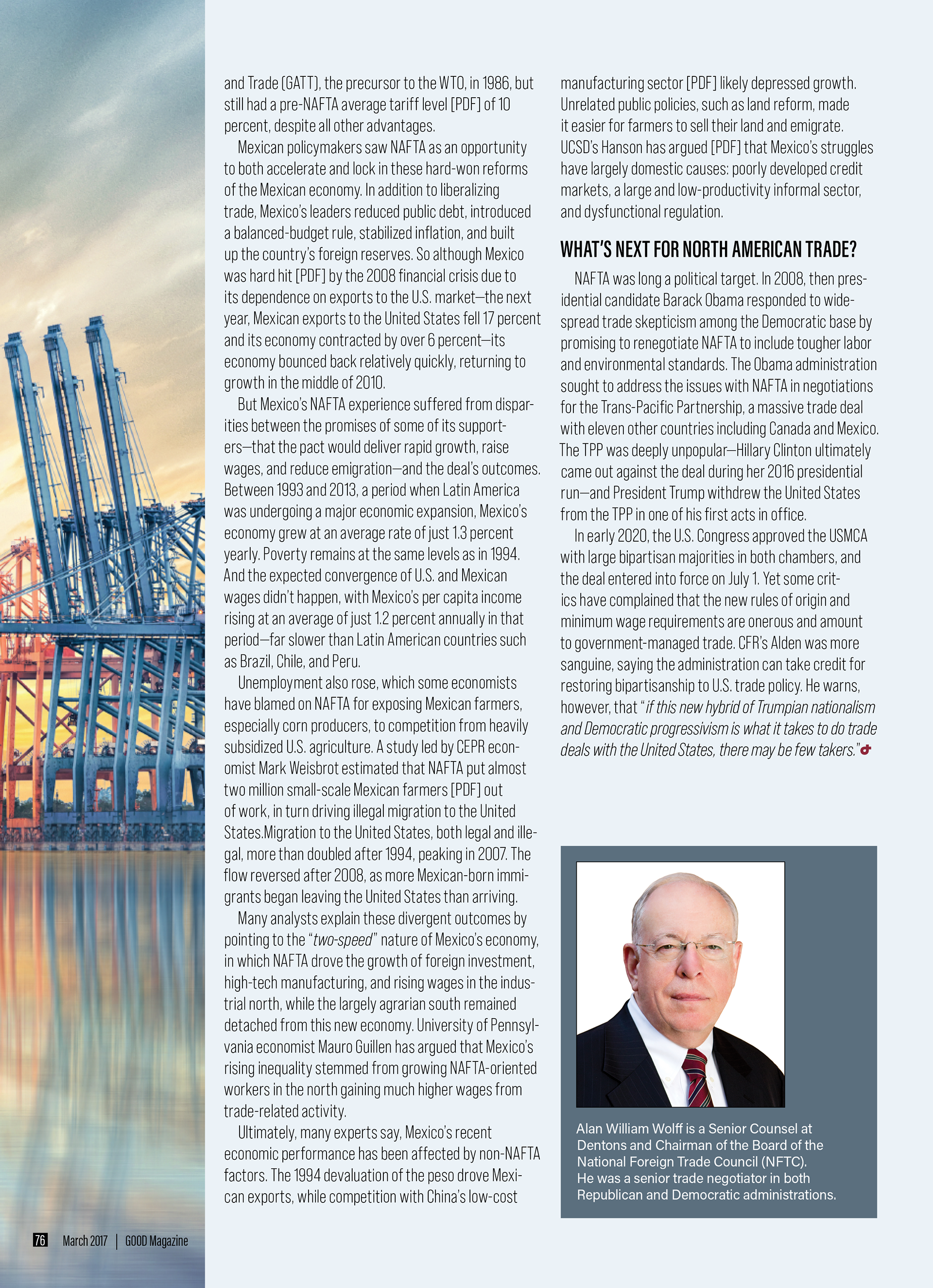 The Future of NAFTA — project artwork, image 4